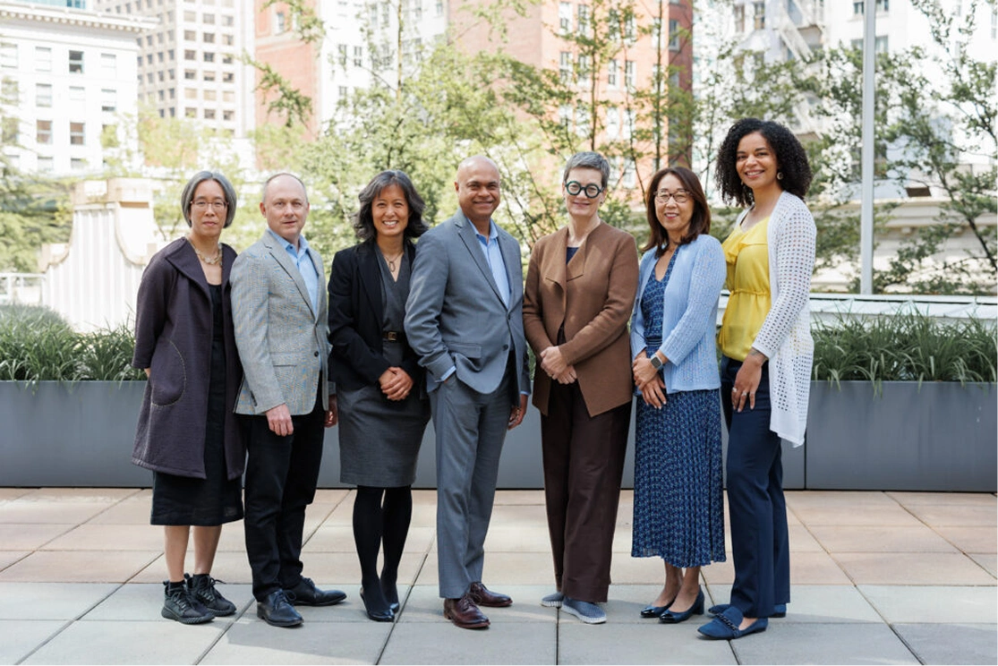The Aqueduct Board Members standing outside